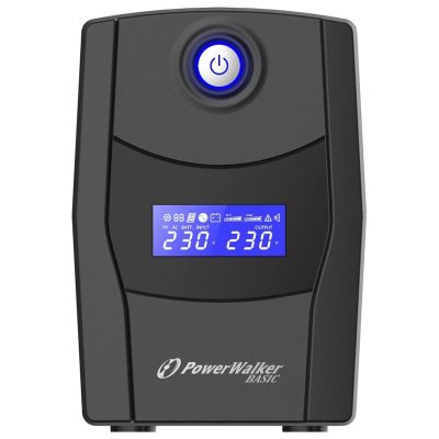 Zasilacz awaryjny UPS PowerWalker VI 600 STL Line-Interactive 600VA 2AC Wyjścia Tower