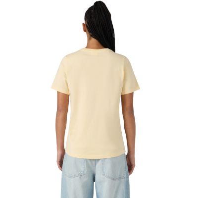 3. Koszulka damska Champion Short Sleeve żółta 119125 YS175