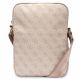 3. Torba Guess 4G Stripes na tablet 10" - różowa