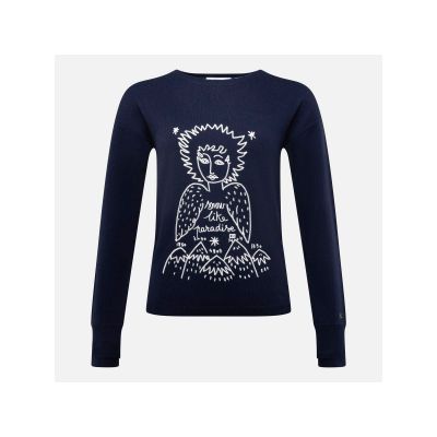 6. Sweter damski ROSSIGNOL W JCC SIGNAL RN niebieski