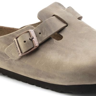 2. Birkenstock męskie chodaki BOSTON BS 1018147 TABACCO BROWN (szerokość standardowa)