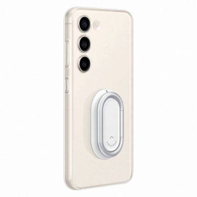 3. Samsung Clear Gadget Case etui Samsung Galaxy S23 pokrowiec ring holder podstawka przezroczyste (EF-XS911CTEGWW)