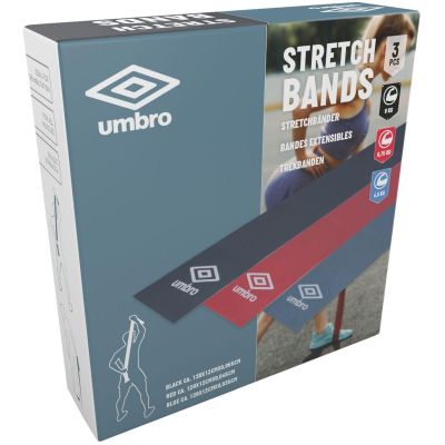 21. ZESTAW 3 GUM TAŚM DO ĆWICZEŃ STRETCH BAND UMBRO