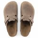 9. Chodaki damskie/męskie Birkenstock Boston Tabacco Brown olejowana skóra klapki regular szerokie (0960811)