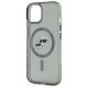 6. Karl Lagerfeld KLHMP15SHLSKCK iPhone 15   6.1" czarny/black hardcase IML Metal Karl&Choupette Head MagSafe