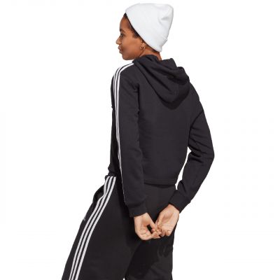 3. Bluza adidas Essentials 3-Stripes French Terry Crop Hoodie W IC8767