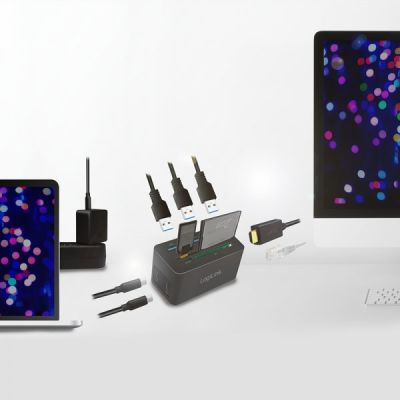 7. Logilink Stacja dokująca USB 3.2 (G1) HDMI, 10-portowa, PD4