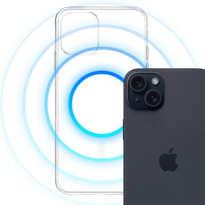 3. Etui 3mk Clear MagCase na Apple iPhone 15 Plus - przezroczyste