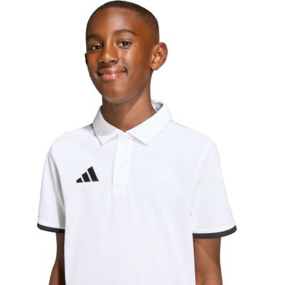 6. Koszulka dla dzieci adidas Entrada 26 Polo biała JZ6624