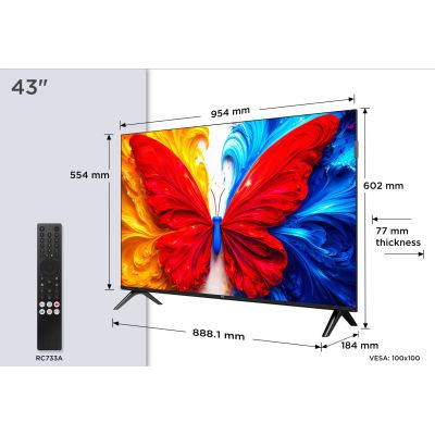 4. Telewizor 43" TCL 43S5L