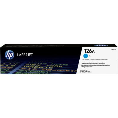 11. HP 126A oryginalny wkład z błękitnym tonerem LaserJet