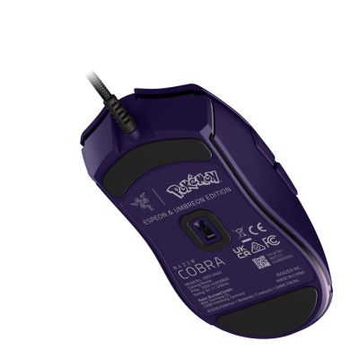 4. Razer Cobra – Espeon & Umbreon Edition myszka Gaming Dla praworęcznych USB Typu-A Optyczny 8500 DPI