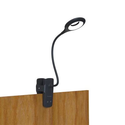 5. Mini lampka Wozinsky bezprzewodowa lampka LED do czytania z klipsem + kabel USB-C - czarna