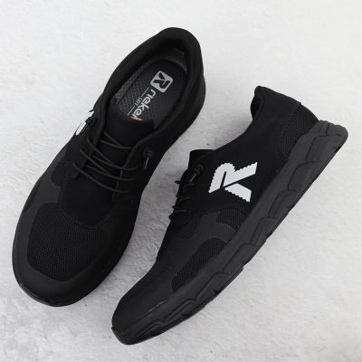 3. Półbuty sportowe męskie czarne Rieker 09100-00