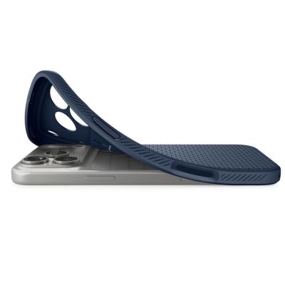 7. Etui Spigen Liquid Air na iPhone 17 Pro - niebieskie