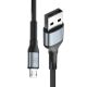 3. Kabel 3mk Hyper Cable N-SERIES USB-A / MicroUSB 1m 5V/2.4A 12W / czarny