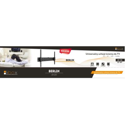 2. Uchwyt ścienny do telewizora Libox Berlin LB-120 (ścienne; 37" - 70"; max. 50kg)