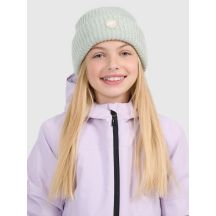 Czapka beanie odblaskowa dziewczęca 4F 4FJRAW25ACAPF0750-47S