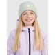 Czapka beanie odblaskowa dziewczęca 4F 4FJRAW25ACAPF0750-47S