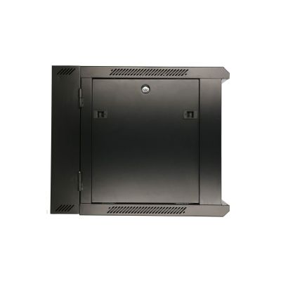 8. Extralink Szafa rack 6U 600x600 AZH Czarna montowana na ścianie, dwusekcyjna
