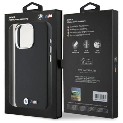 8. Etui BMW M Smooth Full Wrapped Metal MagSafe na iPhone 16 Pro Max - czarne
