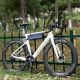 7. Torba rowerowa Rockbros AS-140 ROAD TO SKY wodoodporna pod ramę 1,7 l - niebieska