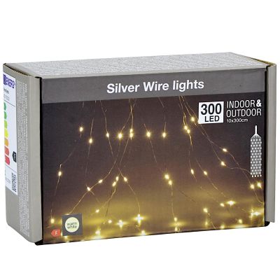 4. LAMPKI CHOINKOWE KASKADA ŚWIETLNA WATERFALL ZEW 300 LED CIEPŁY BIAŁY
