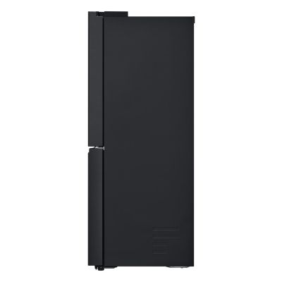 12. Lodówka Side-By-Side LG GMG960EVJE Multi Door 179cm Essence Black Steel czarny mat Total NoFrost podajnik wody