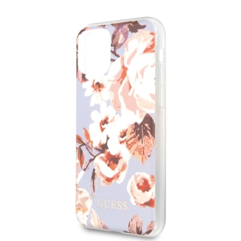 5. Etui Guess N.2 Flower Collection na iPhone 11 Pro Max - liliowe