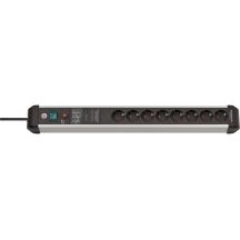 Listwa przeciwprzepięciowa Brennenstuhl 1391010800, aluminium (elok), czarna