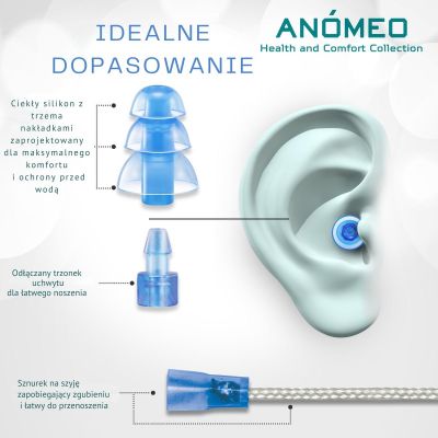 4. ZATYCZKI DO USZU ANOMEO - PŁYWANIE