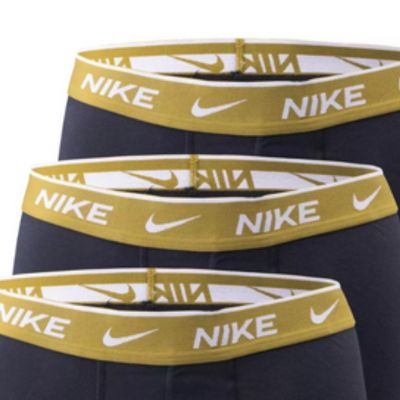 3. Męskie bokserki majtki Nike Trunk 3PK Komplet 3 par Czarne - 0000KE1008-HX0