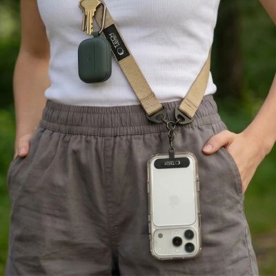 10. Smycz Tech-Protect C9S Rope Crossbody do telefonu - beżowa
