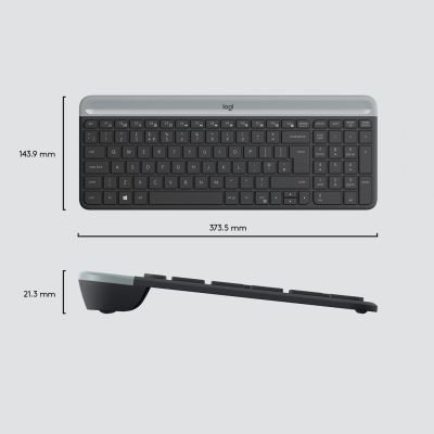 18. Wireless Keyboard and Mouse Combo MK470 GRAPHITE