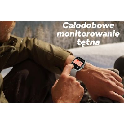 21. Smartwatch Damski GRAVITY GT18-3 Różowy Pasek Silikonowy + Granatowy Pasek