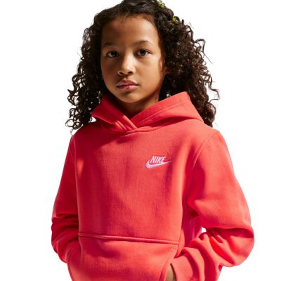 3. Bluza dla dzieci Nike Sportswear Club Fleece pomarańczowa FD3000 842
