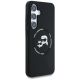 4. Etui Karl Lagerfeld Silicone Double Heads And Circle MagSafe Samsung Galaxy S25 czarny