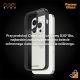 8. Etui PanzerGlass ClearCase na iPhone 15 Pro z certyfikatem Military Grade - przezroczysto-czarne
