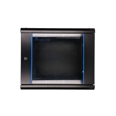 14. Extralink 9U 600x600 Czarna Szafa rack montowan