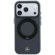 3. Etui Mercedes Leather with Ring Stand MagSafe na iPhone 18 Pro / 17 Pro - ciemnoszare