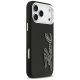 4. Etui Karl Lagerfeld FW Grained Signature Logo na iPhone 17 Pro Max - czarne