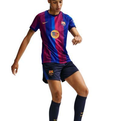 3. Spodneki damskie Nike FC Barcelona 2026/27 Stadium Home niebiesko-czerwona II1564 498