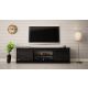 4. Szafka RTV GRANERO 200x56,7x35 czarny/czarny poł