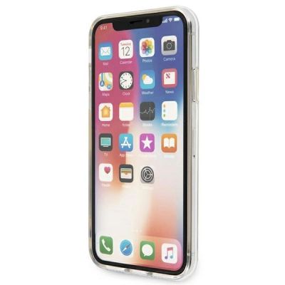 5. Etui Karl Lagerfeld Karl & Choupette na iPhone Xs Max - przezroczyste