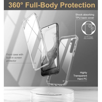 7. Etui Tech-Protect Kevlar na Samsung Galaxy S23+ - przezroczyste