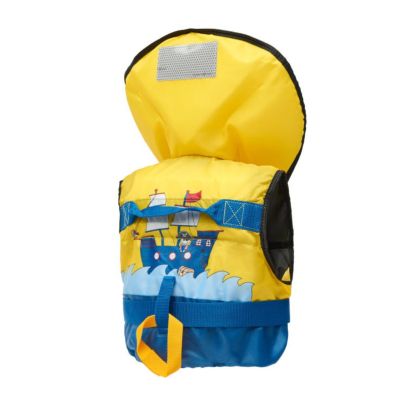 3. Kamizelka ratunkowa dla dzieci AQUARIUS PIRAT żółto/niebieska 15-30 kg