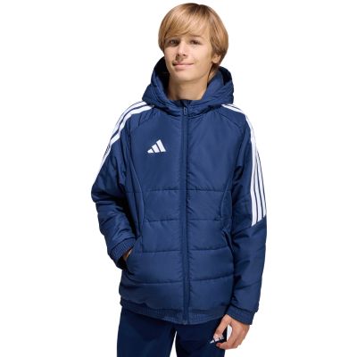 4. Kurtka dla dzieci adidas Tiro 26 Winter granatowa KA8026