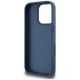 7. Etui Guess Grained Roses Big 4G logo na iPhone 16 Pro Max - niebieskie