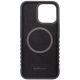 6. Etui Audi Genuine Leather z MagSafe na iPhone 14 Pro Max - czarno-czerwone