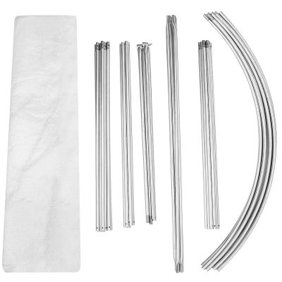 18. SZKLARNIA TUNEL OGRODOWY 200x200x200CM PE KONSTRUKCJA STAL BIAŁA